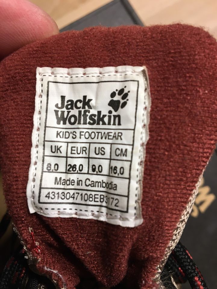 Jack Wolfskin Größe 26 in Haibach Unterfr.