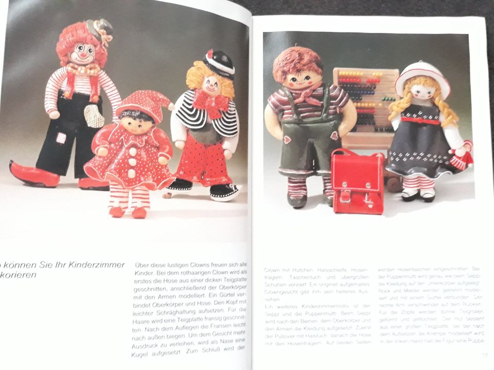 Puppenkurs: modellieren mit Salzteig und porzellanähnlichen Buch in Viersen