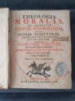 Buch Theologia Moralis Colonia 1706 Latein Nordrhein-Westfalen - Leverkusen Vorschau