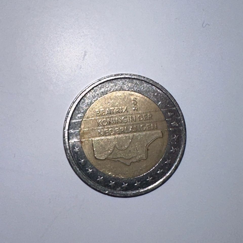 2 Euro Münze Beatrix Königin der Niederlande  2000 Fehlprägung in Berlin