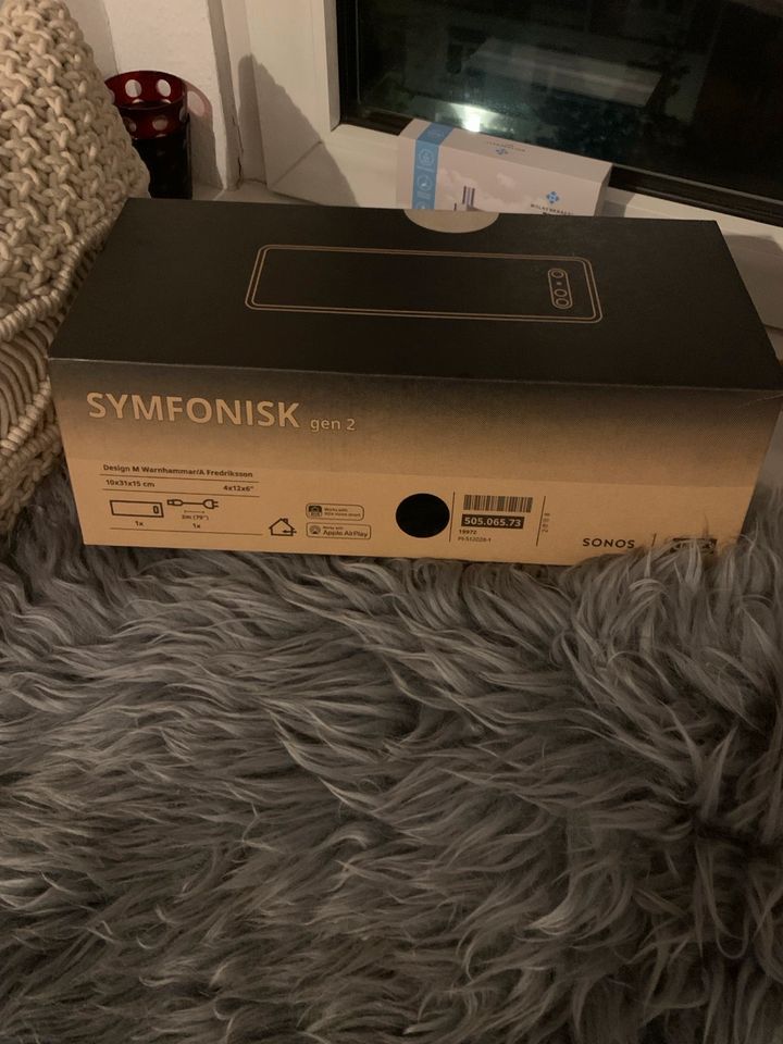 SYMFONISK Sonos Lautsprecher Box Wifi Bluetooth gen 2 schwarz in Hamburg