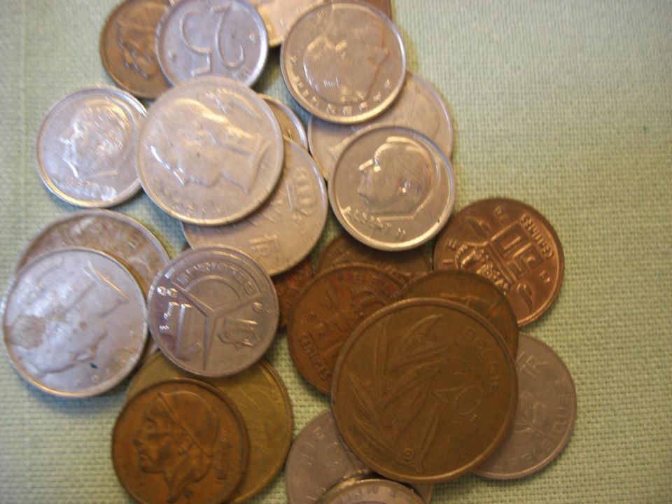 28 alte Münzen aus Belgien Sammler Münzen Münze Konvolut in Aachen