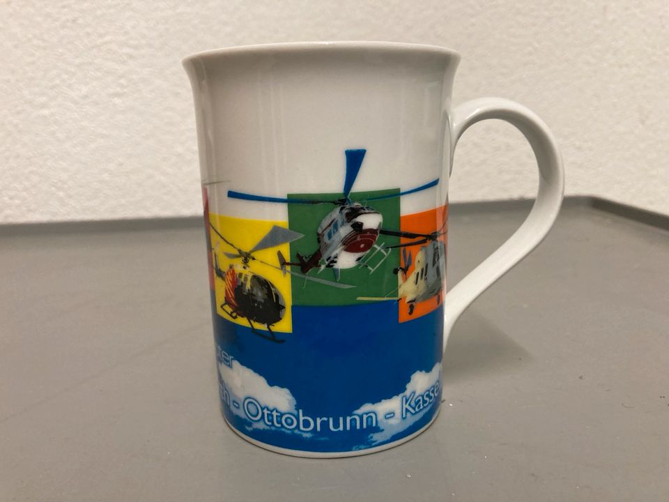 Tasse Kaffeetasse Tee Hubschrauber Eurocopter Airbus in Möttingen