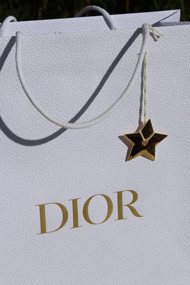 DIOR Papiertaschen Tüten Handtasche Stern in Bad Tölz