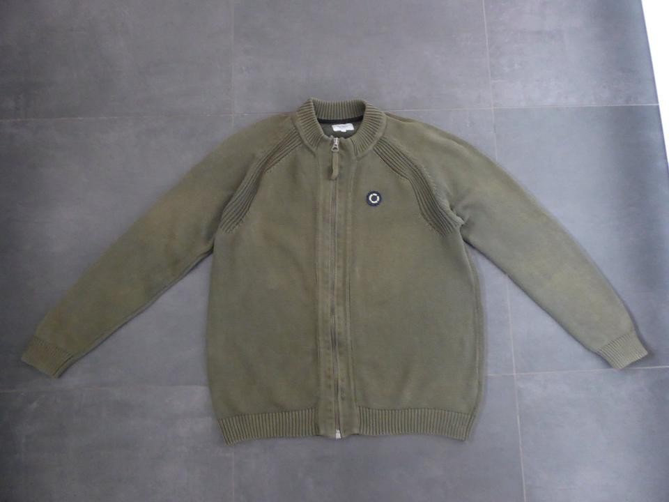 PEPE JEANS Strickjacke Gr. XL khaki Cardigan 100% Baumwolle in Hainburg