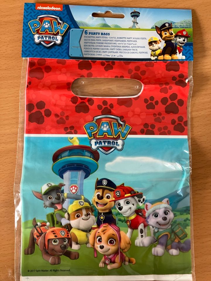 Einladungskarten und Partytüten Paw Patrol in Pulheim