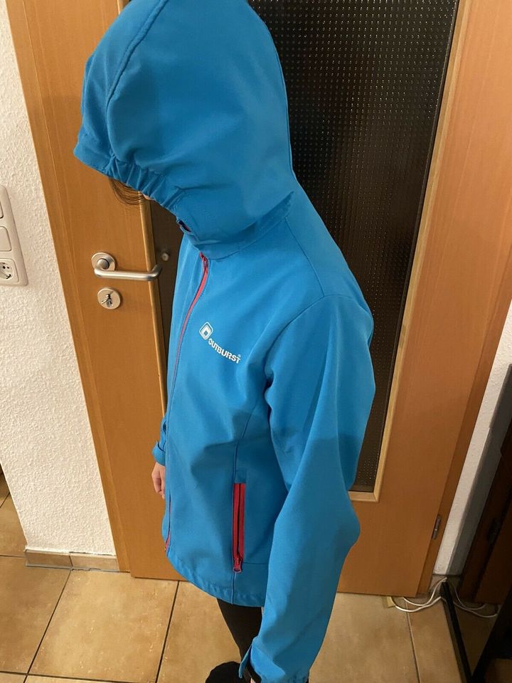 Softshell Jacke in Blau für Kinder in Denkte