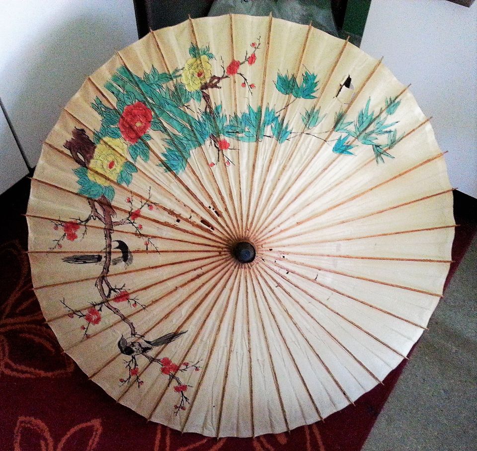 Zwei alte chinesische Schirme (Pro Stück) in Lüdenscheid