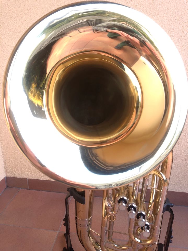 B&S Bellfront Bariton Bb-Euphonium, Markneukirchen incl. Koffer in Amberg