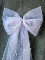 Braut Accessoires weiße Schleife mit Perlen Haarschmuck Hannover - Vahrenwald-List Vorschau
