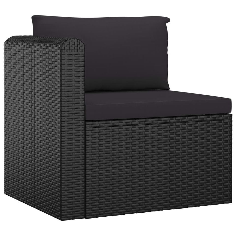 NEU Gartenlounge Poly Rattan Schwarz Terassen Lounge Gartenmöbel in Düsseldorf