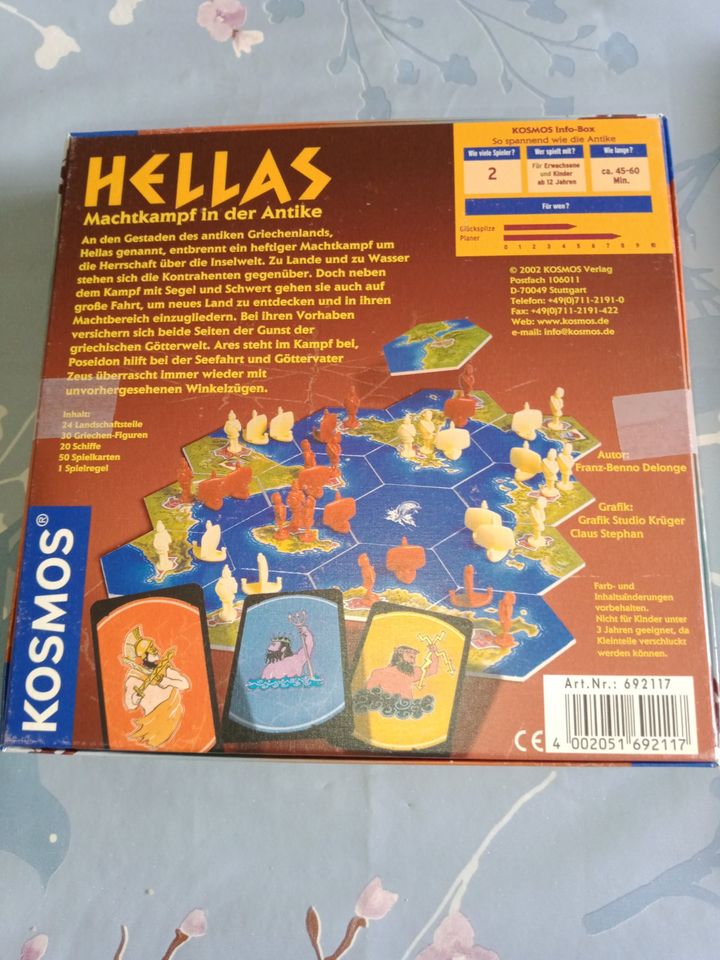 Spiele für zwei "HELLAS" (für zwei Helden mit Segel und Schwert) in Friesenheim