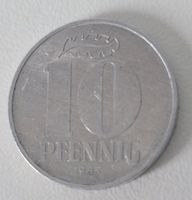 10 DDR-Pfennig 1983 A  Reihe Aluminium Münze Thüringen - Zeulenroda Vorschau