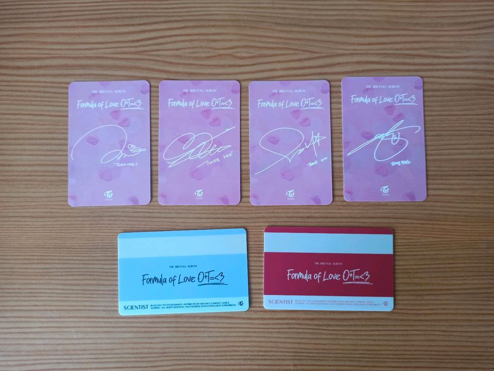 Twice Photocard Tausch / Trade in Saarbrücken