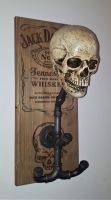 Helmhalter, Biker-Garderobe, Jack Daniels, Motiv, Totenkopf Bayern - Vohenstrauß Vorschau