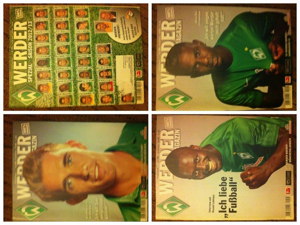 Werder Bremen offizielle Magazine 2003-2013 Teil 2 *Preis/Stück* in Tiefenbach