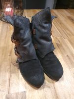 Stiefeletten schwarz/Silber von Martina Buraro Größe 37 Berlin - Köpenick Vorschau