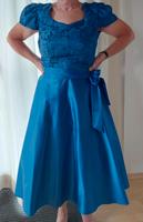 Cocktailkleid  Selbstgenäht UNIKAT Größe 38/40 Blau Bayern - Dietmannsried Vorschau