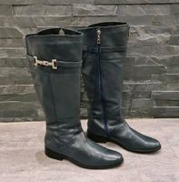 MAXX Damen Winterstiefel Echt Leder Stiefel gefüttert blau Gr. 40 Hessen - Neukirchen Vorschau