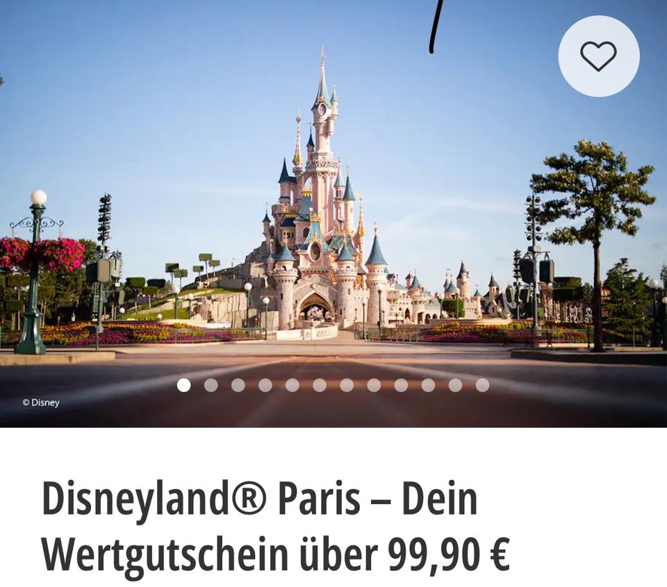 Disneyland Paris Gutschein Ticket 99,90€ in Leipzig