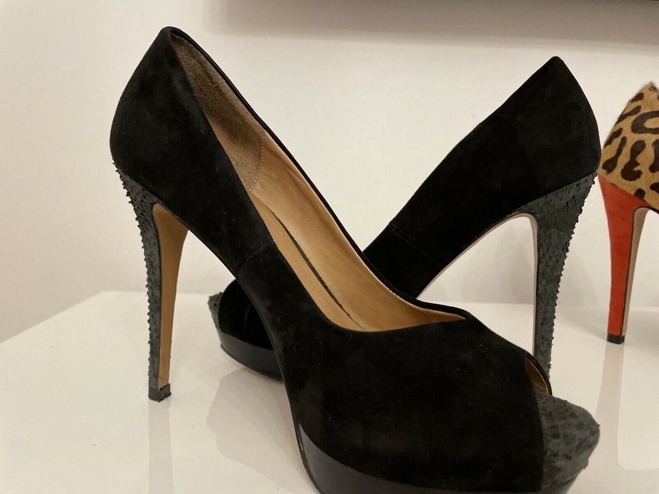 3 Paar High Heels Zara Pumps Gr. 40 Leo Blogger Heels in Saarbrücken