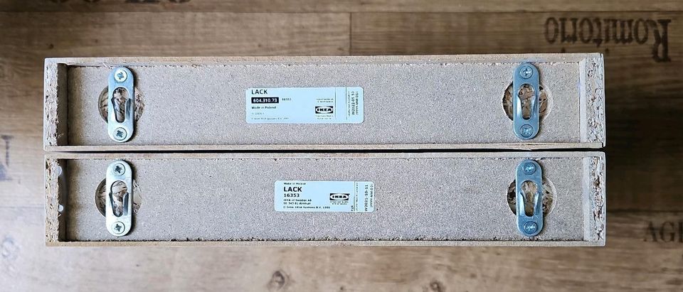 Ikea Lack Regal 2x Wandhängeregal 30x26cm in Wuppertal