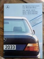 Mercedes 124 Prospekt oldtimer Kr. Altötting - Neuötting Vorschau