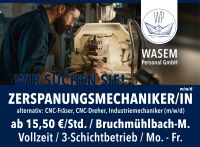 Zerspanungsmechaniker/in (m/w/d), Bruchmühlbach-M., 15,50 €/Std. Rheinland-Pfalz - Bruchmühlbach-Miesau Vorschau