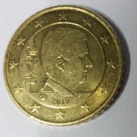 50 EURO Cent -2019 A - Belgien-König Philippe-Selten Bayern - Kaufbeuren Vorschau