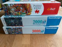 Puzzle Ravensburger Trefl 1000, 2000 u.  3000 Teile Hessen - Kelkheim Vorschau