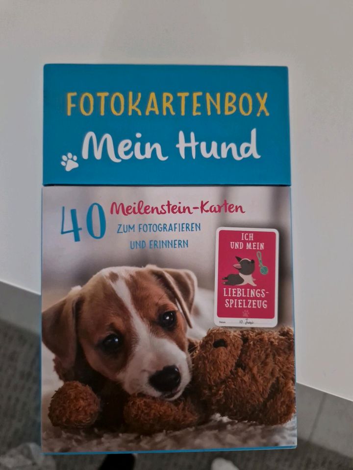 Mein Hund Fotokartenbox zu verschenken in Hagen
