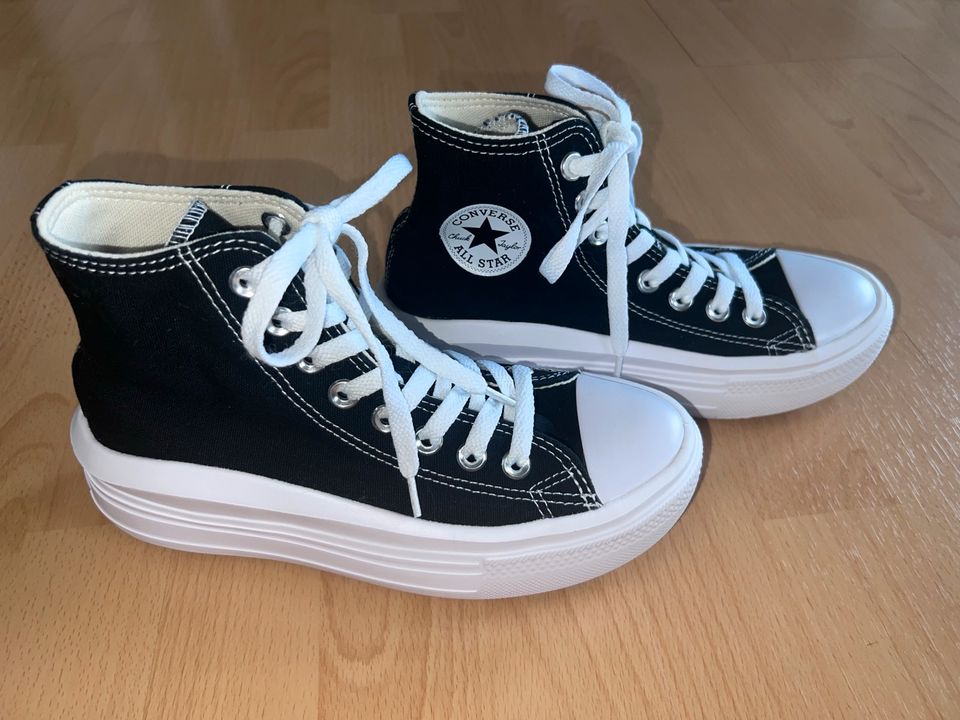 Converse Damen Chuck Taylor All Star Move Platform Schwarz 36,5 in Rehau