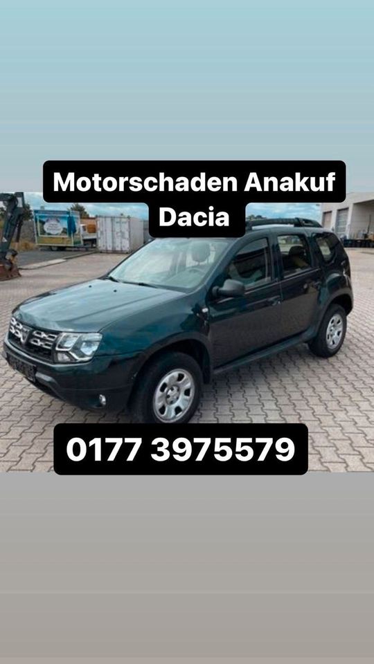 Motorschaden Ankauf Dacia Duster Dokker Lodgy Sandero in Darmstadt