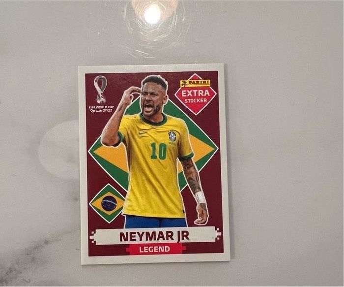 Panini WM 2020 Extra Sticker Neymar in Bielefeld