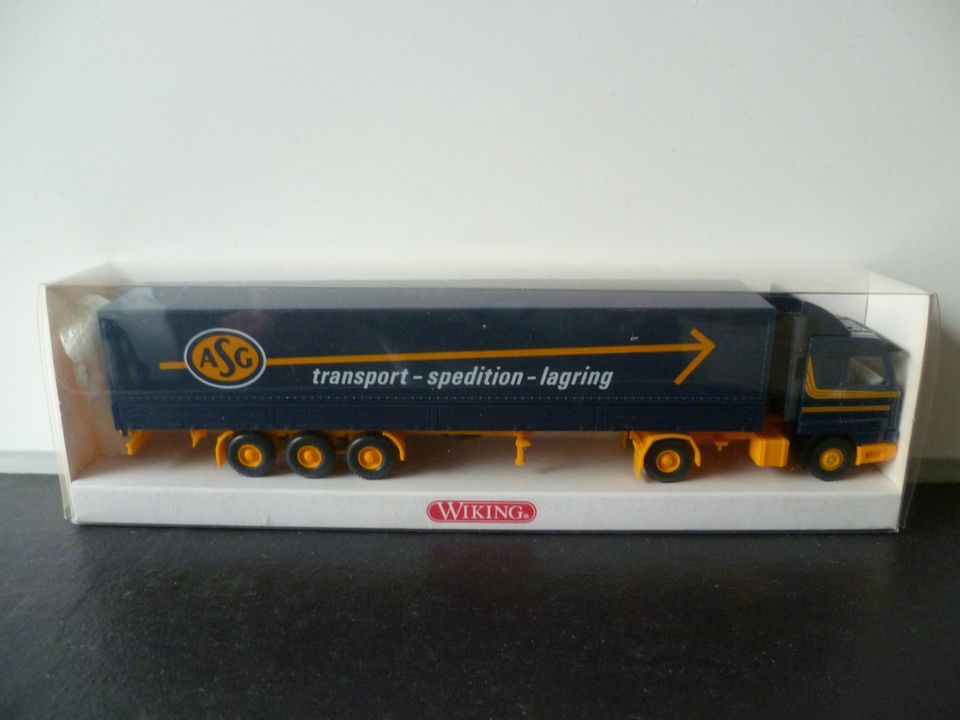 Wiking LKW Modell, 1:87, HO, ASG Spedition, Scania, OVP, in Ennigerloh