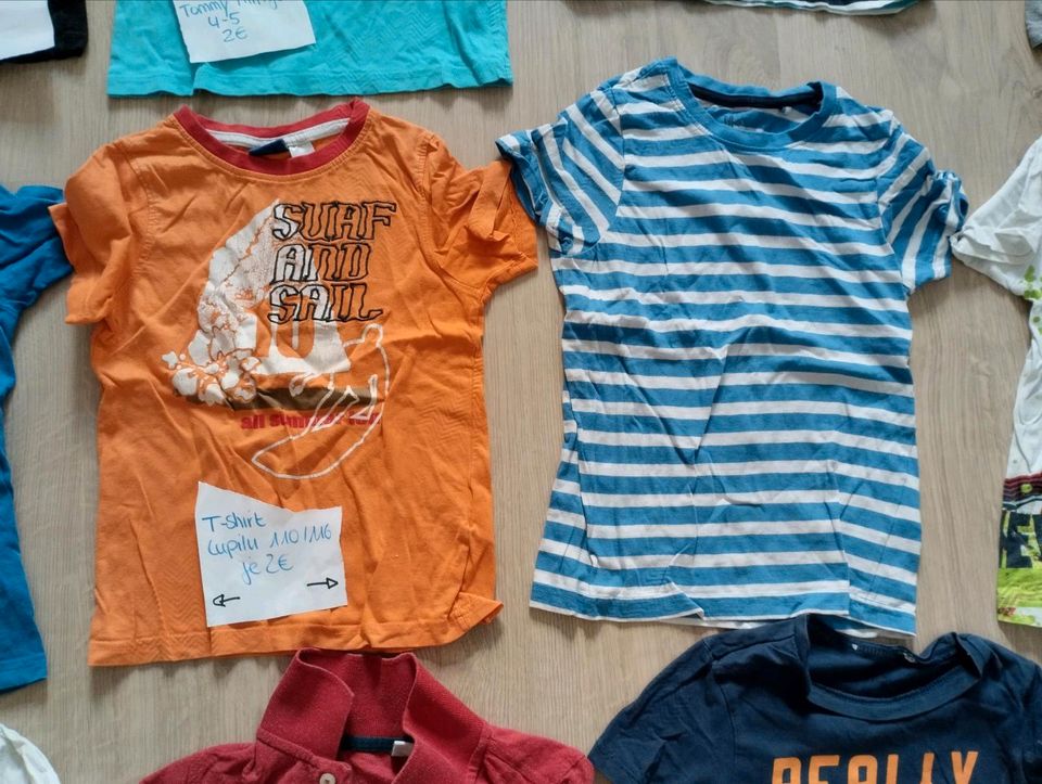 T-Shirt Größe 110/116 Jungs je 2-3€ Star wars, turtles, paw patro in Pohlheim