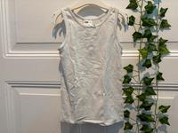 Gr.122/128 weißes Unterhemd H&M/Top/Mädchen/Sommer Niedersachsen - Schladen Vorschau
