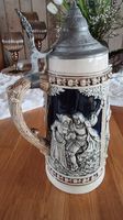 Westerwälder Bierkrug mit Zinndeckel, 1Liter, 1920er Jahre Bayern - Neusäß Vorschau