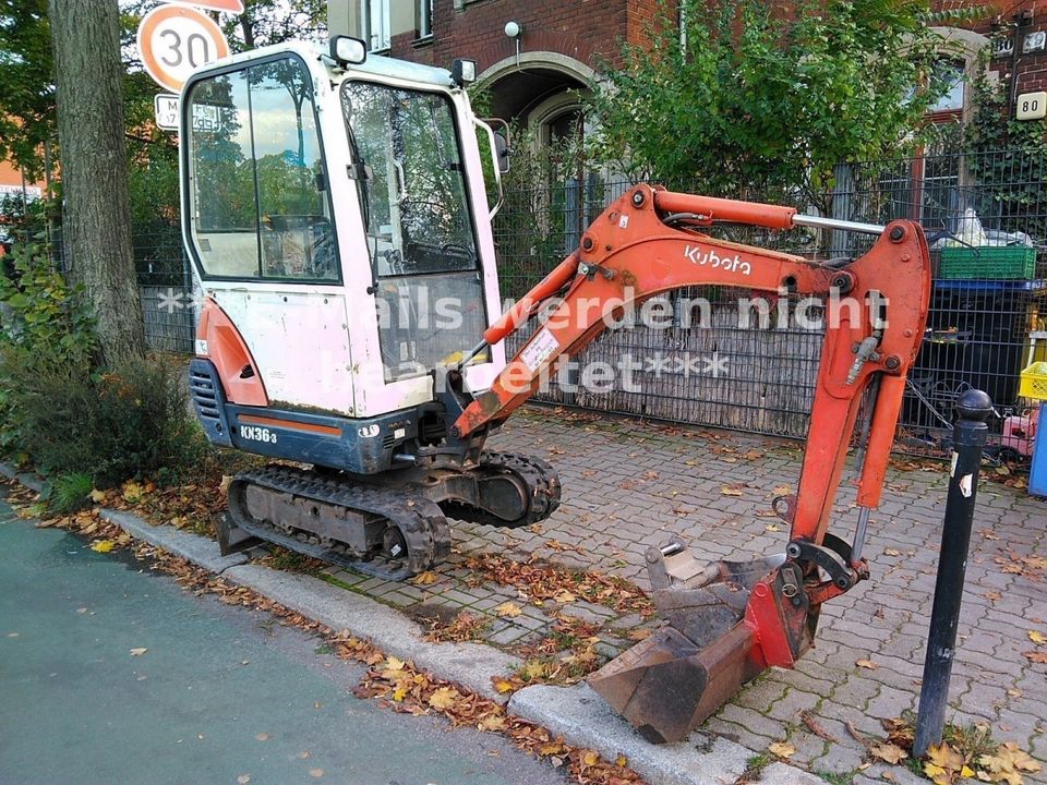 Kubota KX36-3 Minibagger excavator Hammerhydraulik 1,5t in Berlin