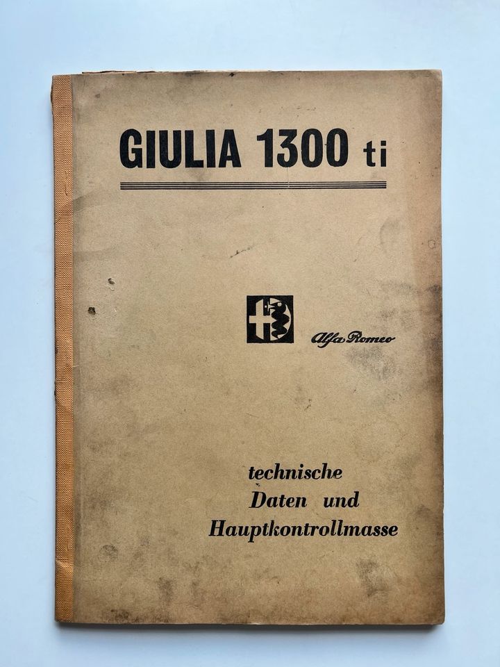 Alfa Romeo Giulia 1300 ti Technische Daten von 1969 in Remshalden