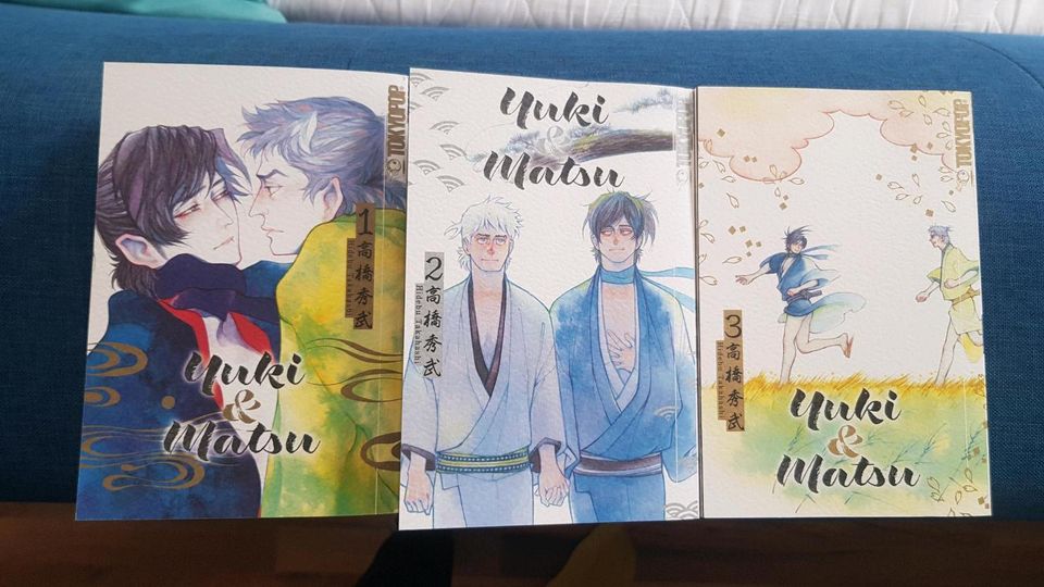 Yuki & Matsu 1-3 Tokyopop Manga abgeschlossen Samurai Boys Love in Darmstadt