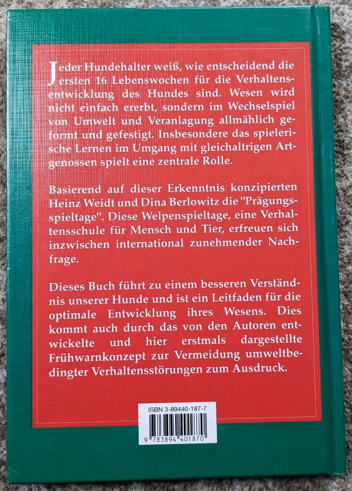 Spielend vom Welpen zum Hund, Sachbuch, Leitfaden Entwicklung in Schaafheim