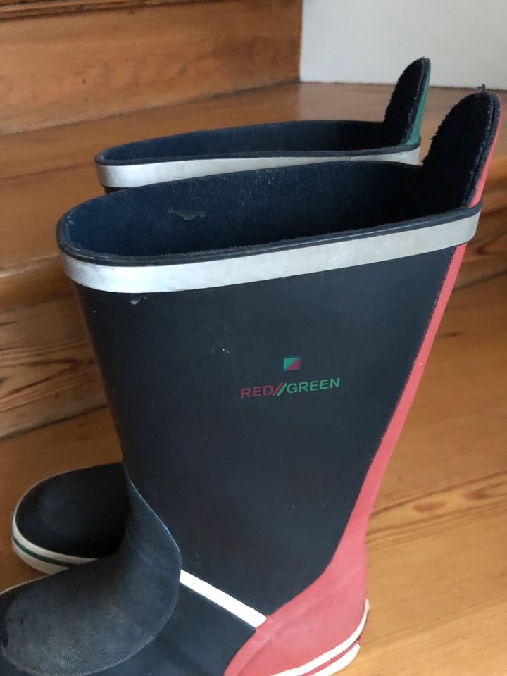 Gummistiefel ❗️RedGreen Gr. 36-37 Segel Stiefel NP. 79 in Hamburg