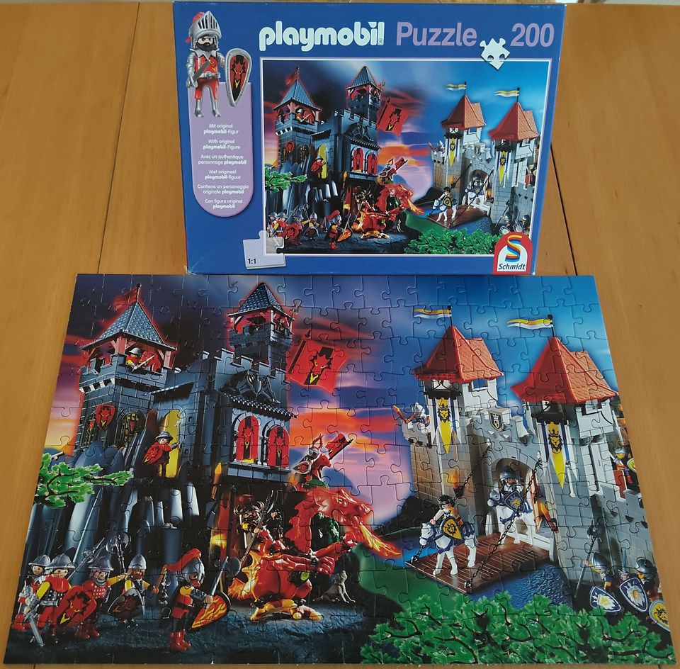 Playmobil Puzzle Ritter&Drachen 200 Teile incl. Figur in Wachau