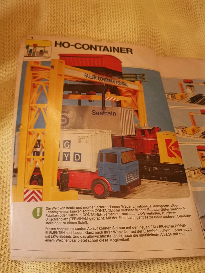 Faller AMS Modellbaukatalog 1974 Eisenbahn Hitcar in Dormagen