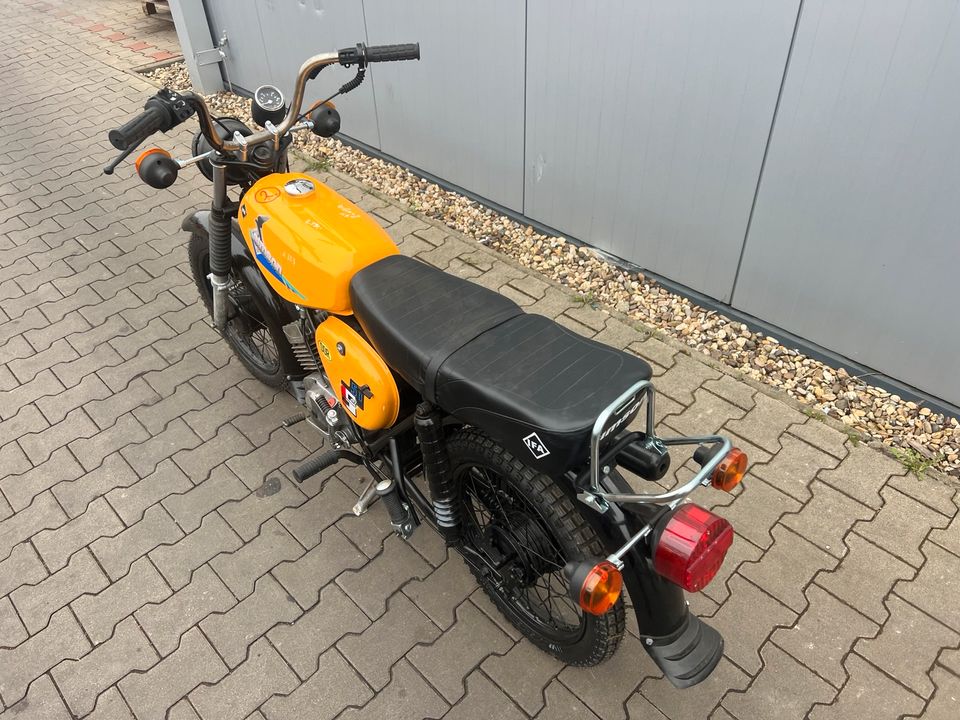 Simson S51 S51E Enduro 4-Gang 1982 Moped Mofa Roller A323 in Osterweddingen