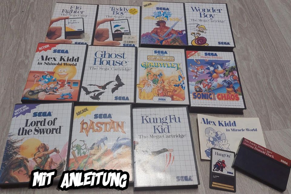 Sega Master System Bundle mit 73 Games in Schiffdorf