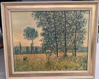 Claude Monet Bild "Felder im Frühling" gerahmt Ölgemälde Baden-Württemberg - Friedrichshafen Vorschau