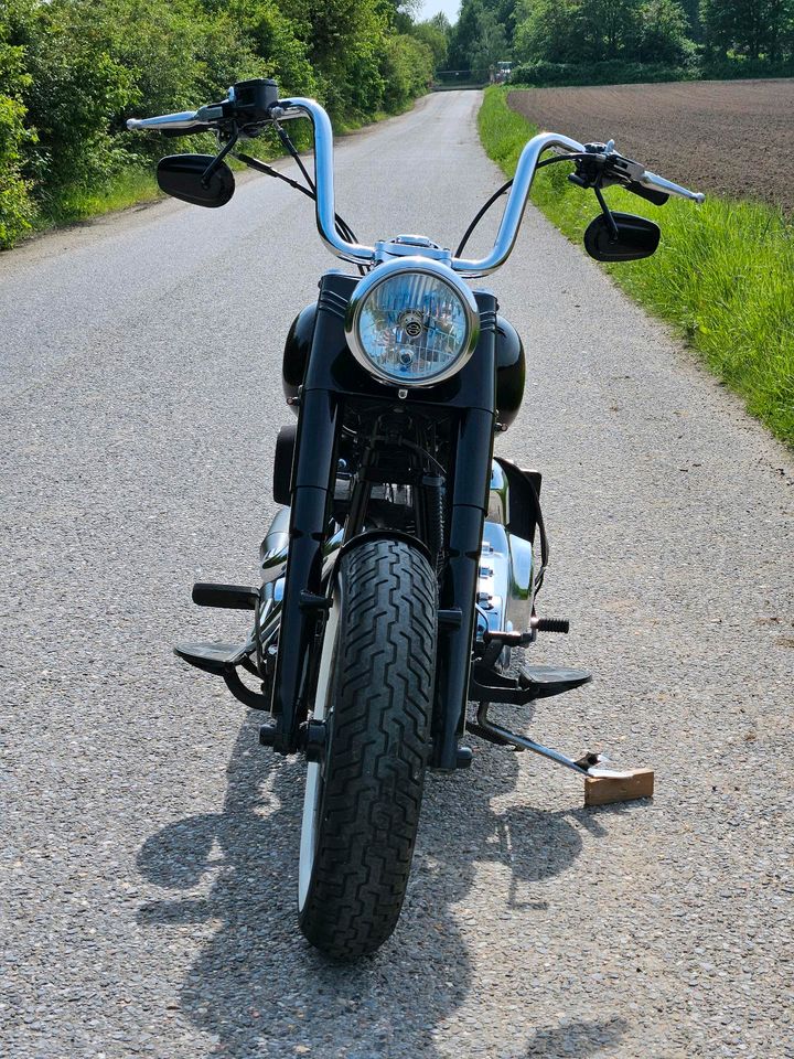 Harley Davidson Heritage classic FLSTC Custom Bobber Jekill Hyde in Bedburg-Hau