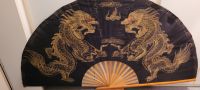 Asiatischer Wandfächer, groß, Farbe schwarz/gold, VB 20 € München - Hadern Vorschau